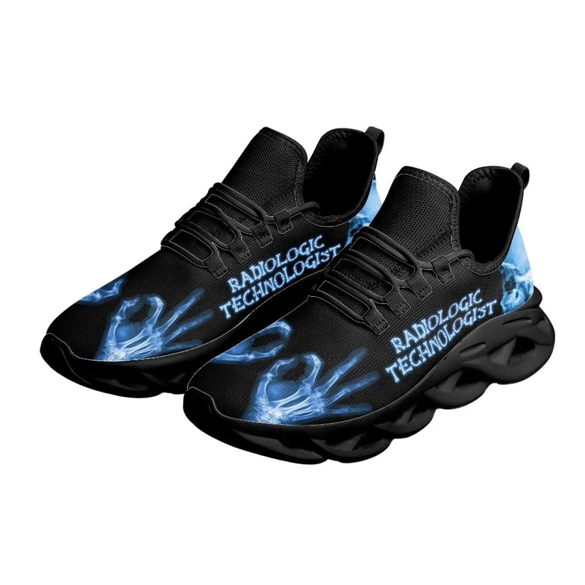 Zapatillas deportivas con estampado azul para Hombre, calzado deportivo informal, ligero y plano, 2023