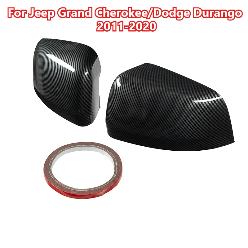 

Car Door Side Mirror Shells Rearview Wing Mirror Cap Exterior Parts For Jeep Grand Cherokee/Dodge Durango 2011-2018 2019 2020