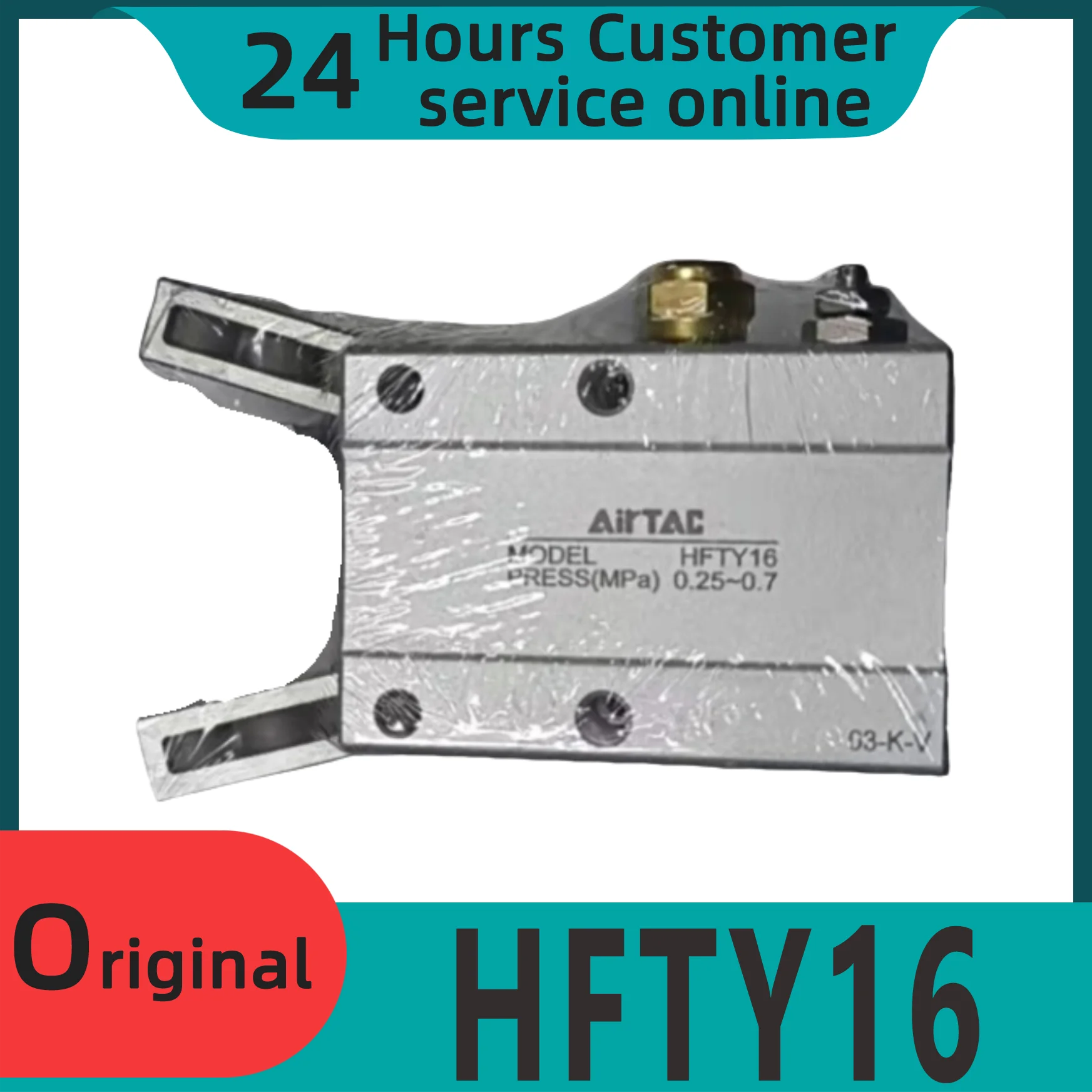 

Brand new original pneumatic finger parallel cylinder HFTY16 HFTY6 HFTY10 HFTY20 HFTY25 HFTY32