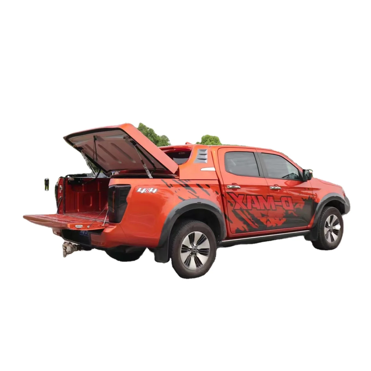 

Hot Sale Hard Tonneau Cover Lid Pickup Fullbox Tonneau Cover With Roll Bar Canopy Cover For Isu-zu D-max,Hilux,Ford Ranger