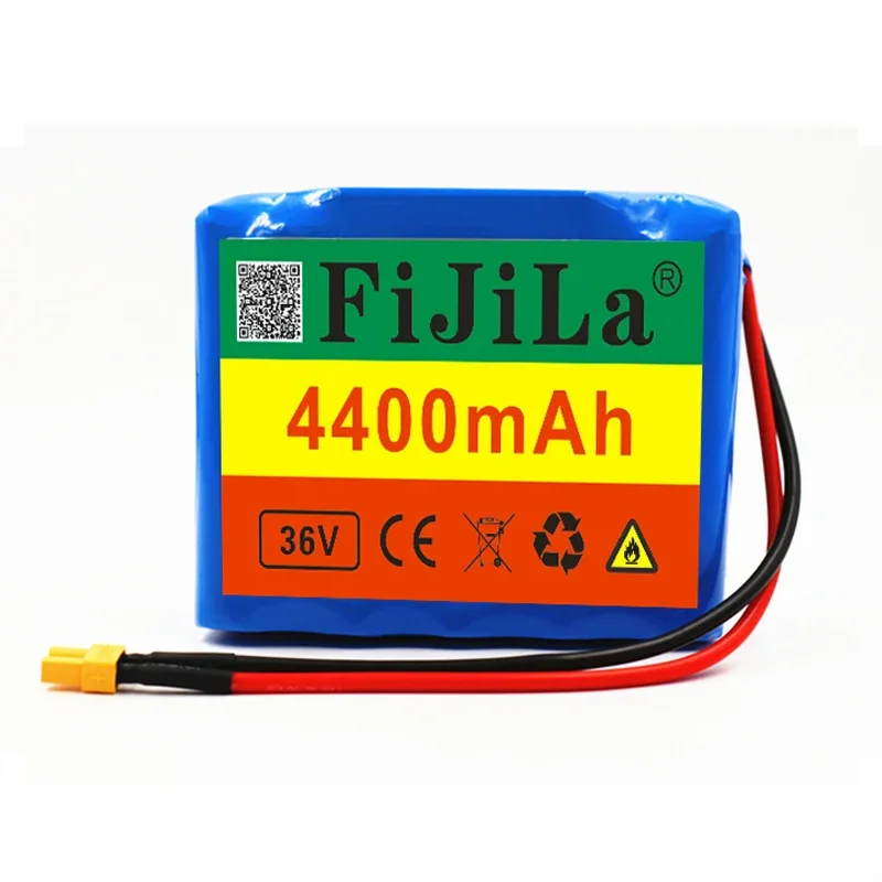 For M365 MIJIA Pro Scooter 36V 4.4Ah 10S1P 18650 Lithium ion Battery Pack Extended Range Charge And Discharge XT30 Plug+15A BMS