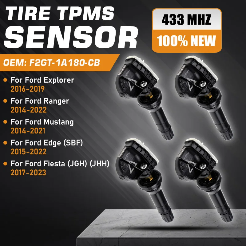Car TPMS For Ford Explorer 5 2016-2019 Ford Fiesta MK7 2017-2023 Ford Ranger Mustang Edge 2014-2022 Tire Pressure Monitor Sensor