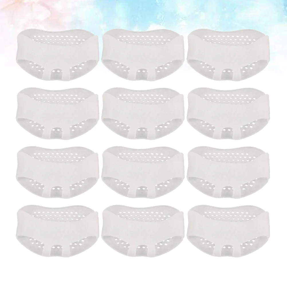 

12 Pcs Foot Pads for Dancing Toe Separators Metatarsal Massage Comfort Cushions Forefoot Insoles