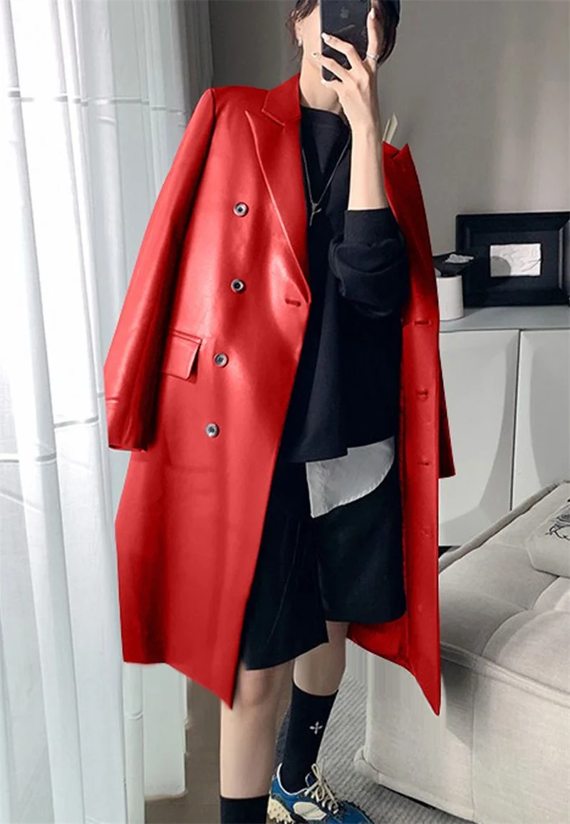 New 2025 Haining Fur Thickened Coat Women Splicing Large size 5XL Fashion Slim