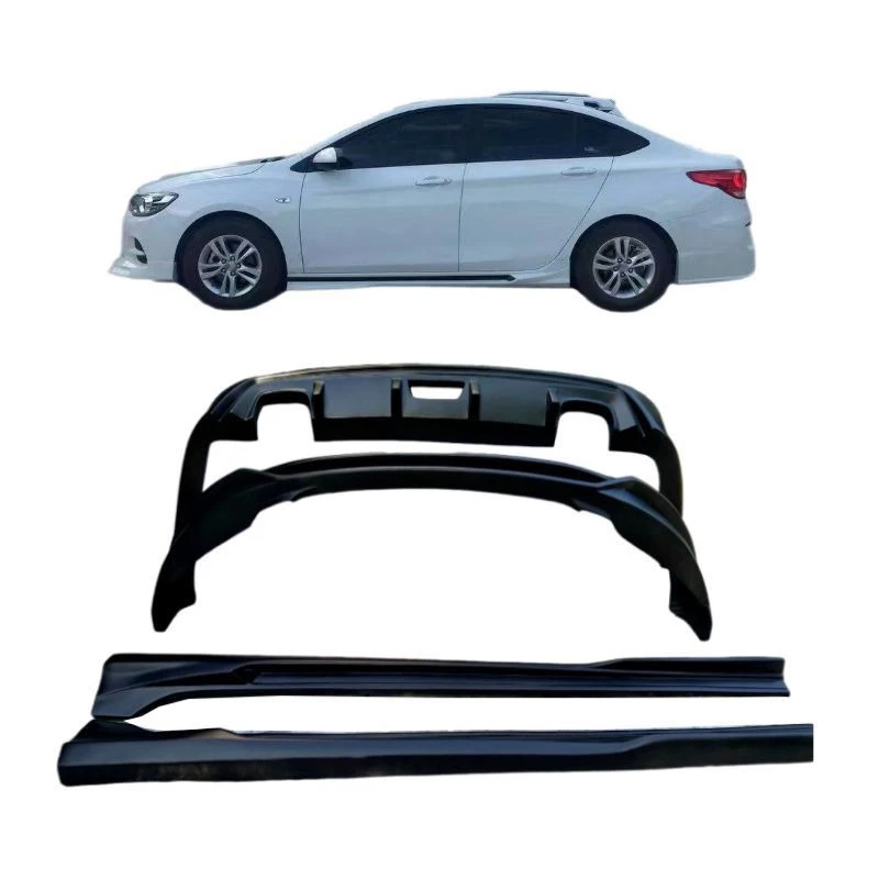 Kit de carrocería exterior para Chevrolet Cavalier 16-19: alerón delantero, labio trasero, faldones laterales, piezas de modificación de automóviles