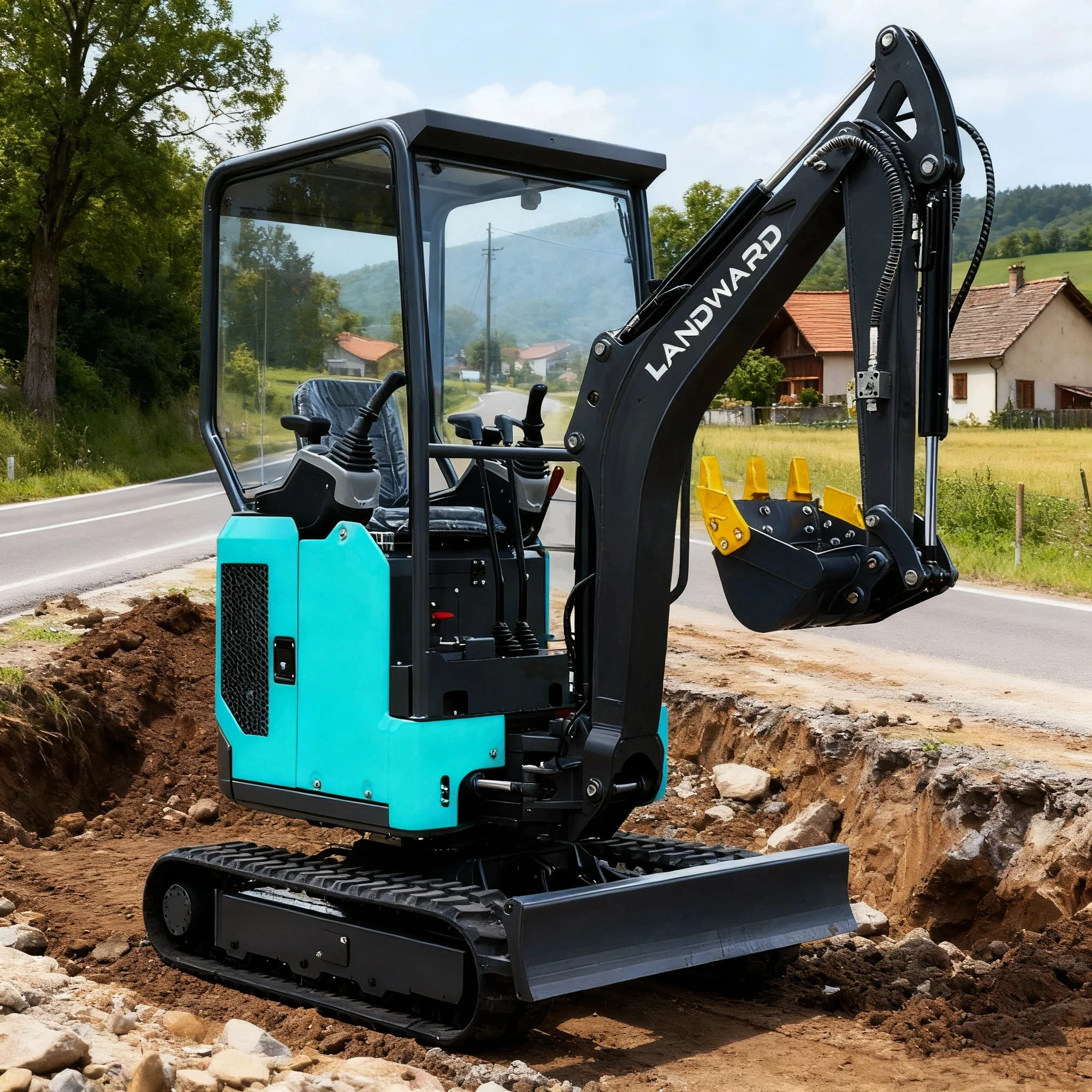 

Agricultural 1.8 Ton Mini Excavator 3.5 Ton Crawler Small Micro Digger EPA/CE 1800kg Hydraulic Mini Excavators Price Customized