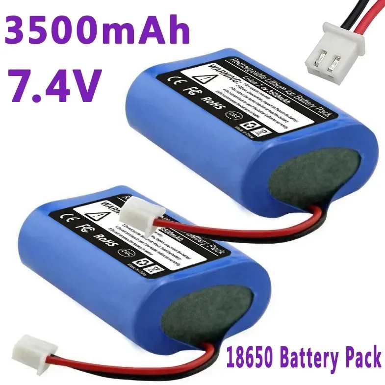 100% جديد. مكبر للصوت بطارية ليثيوم قابلة للشحن ، 7.4 فولت ، 3500 MAH ، ملحقات لعبة امدادات الطاقة ، خرسانة مسلحة ، 2s1p ، #2