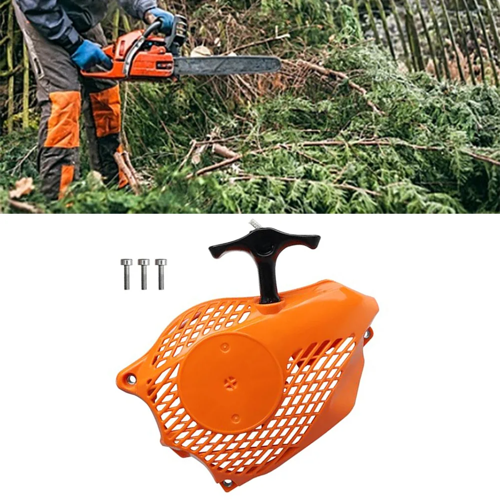 

Стартер с ручным запуском для бензопил (4 или 1 шт.), комплект стартера с дополнительными винтами, легкий и компактный, с опциональным набором для снятия стартера