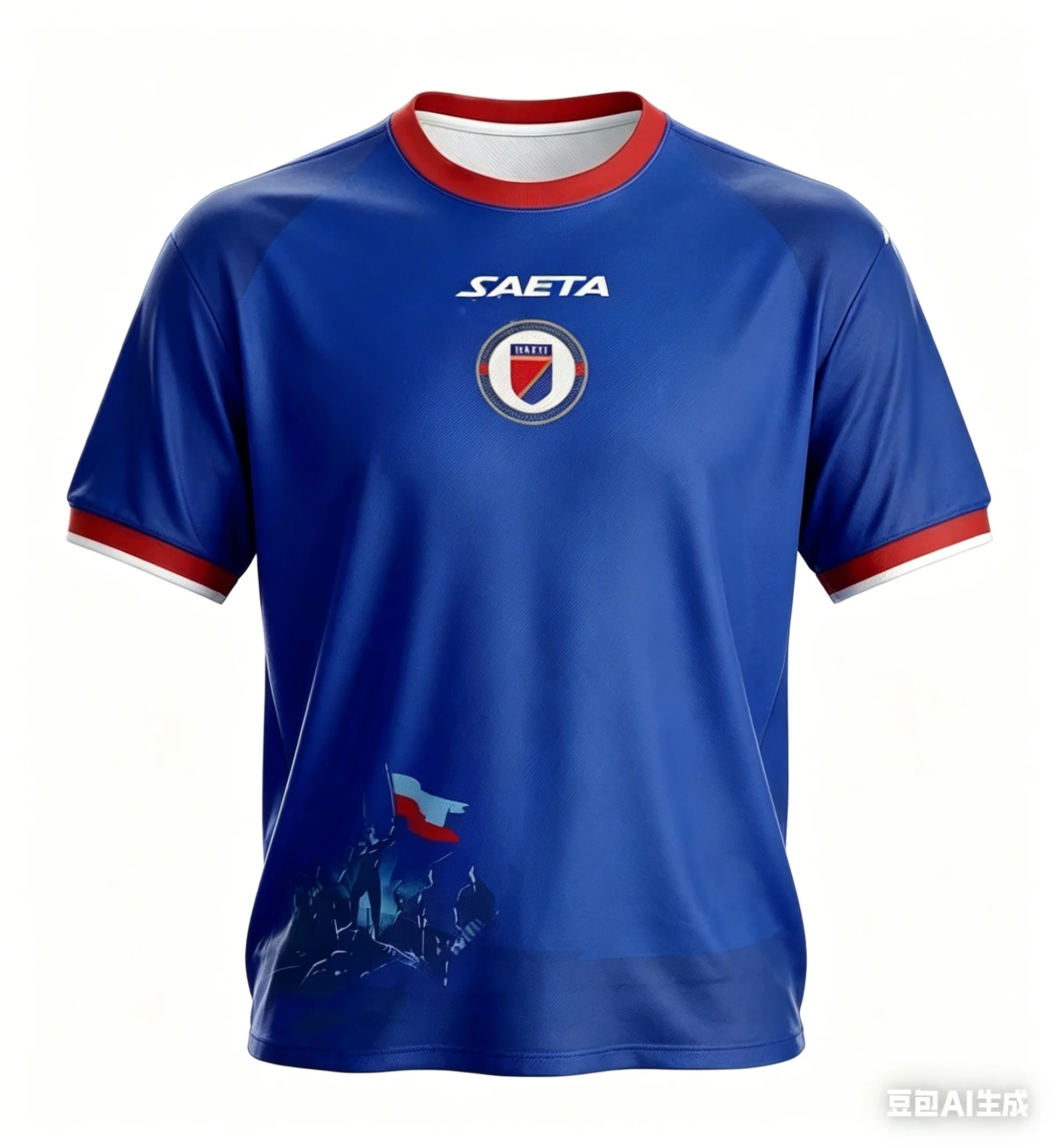 Camiseta Deportiva de Manga Corta de Fútbol de Haití 2026 para Gimnasio, Entrenamiento, Ejercicio, Fitness, Running, Moto, Ropa Deportiva de Secado Rápido