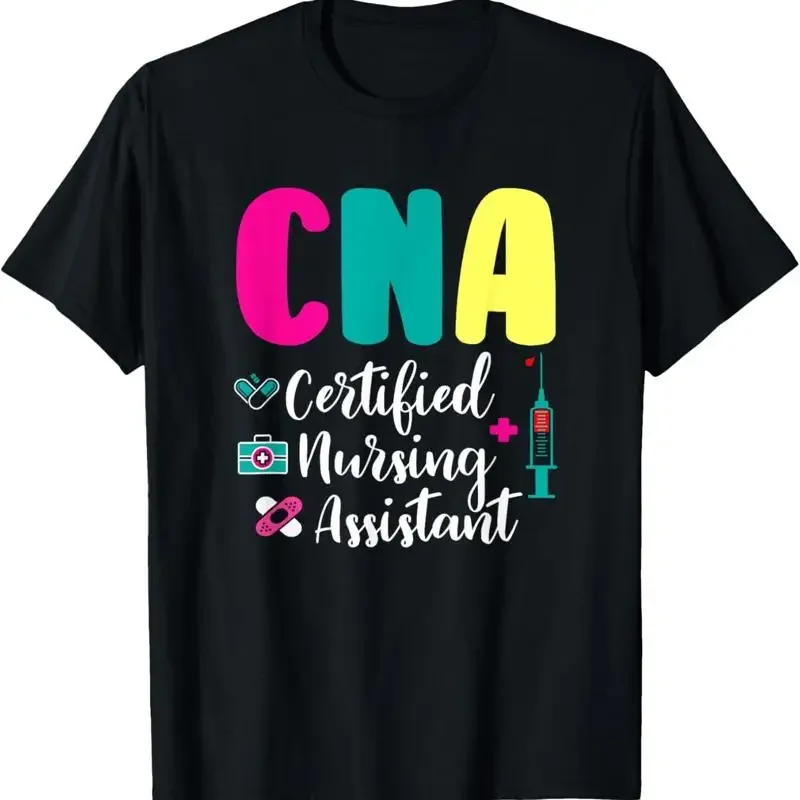 Unique Medical Cna Certified Nursing Assistant Colorful Nurse T Shirt