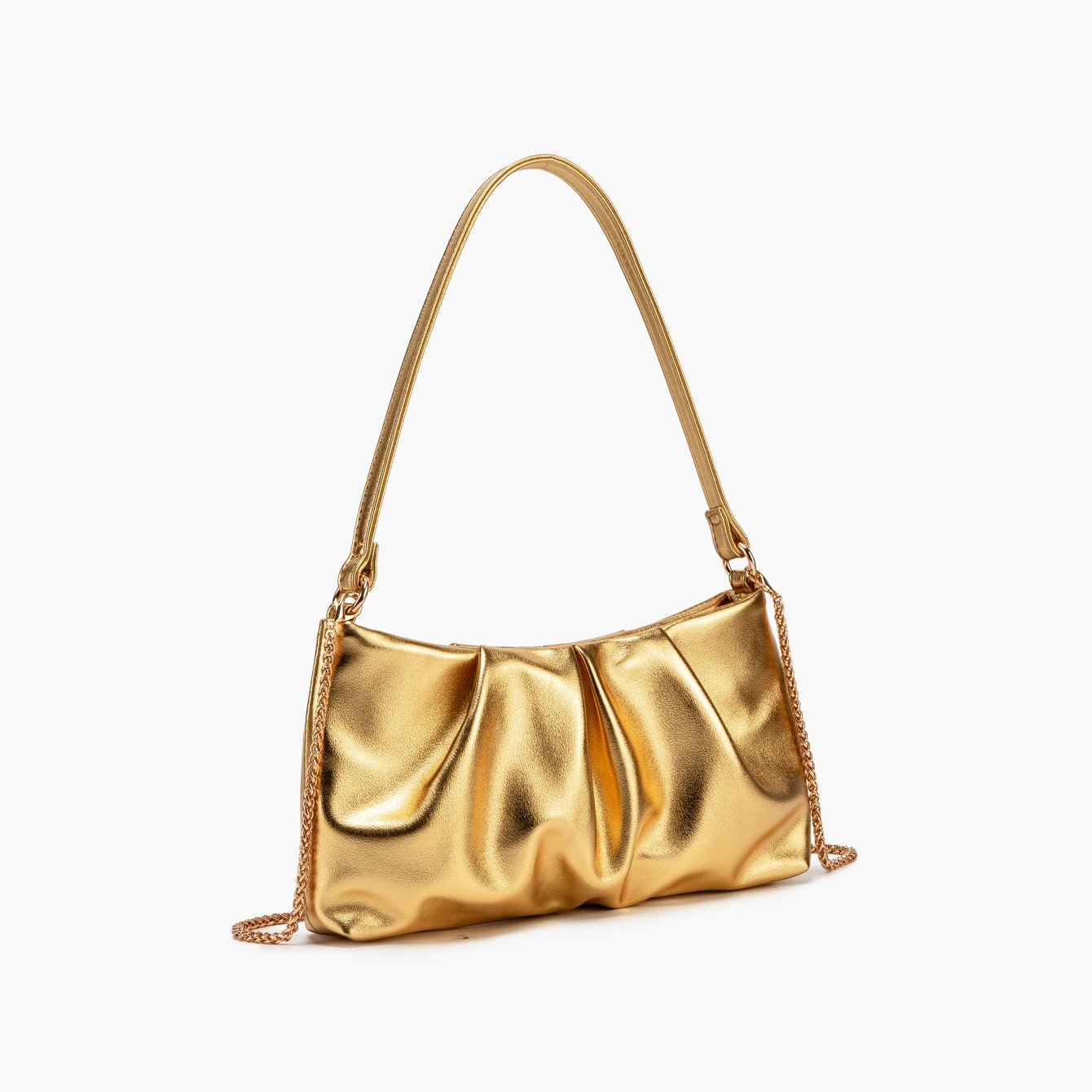 Designer-Geldbörsen und Handtasche, Umhängetasche, Geldbörse, Damentasche, Hochzeit, Abend, Clutch, Partytasche, goldene Tasche – Detail 14