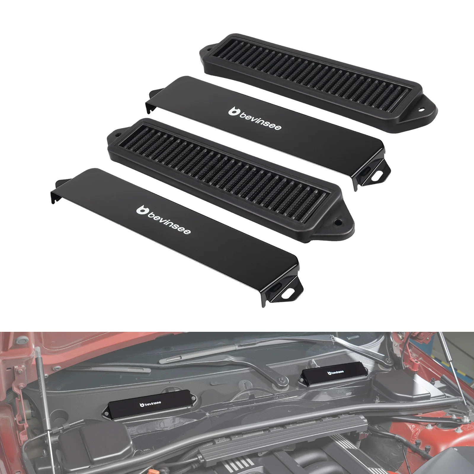 

Cabin Air Cowl Filters&Weather Guards for BMW E90 E92 E93 E91 323i 325i 328i 335i M3 E82 E87 E81 E88 125i 128i 130i 135i X1 E84