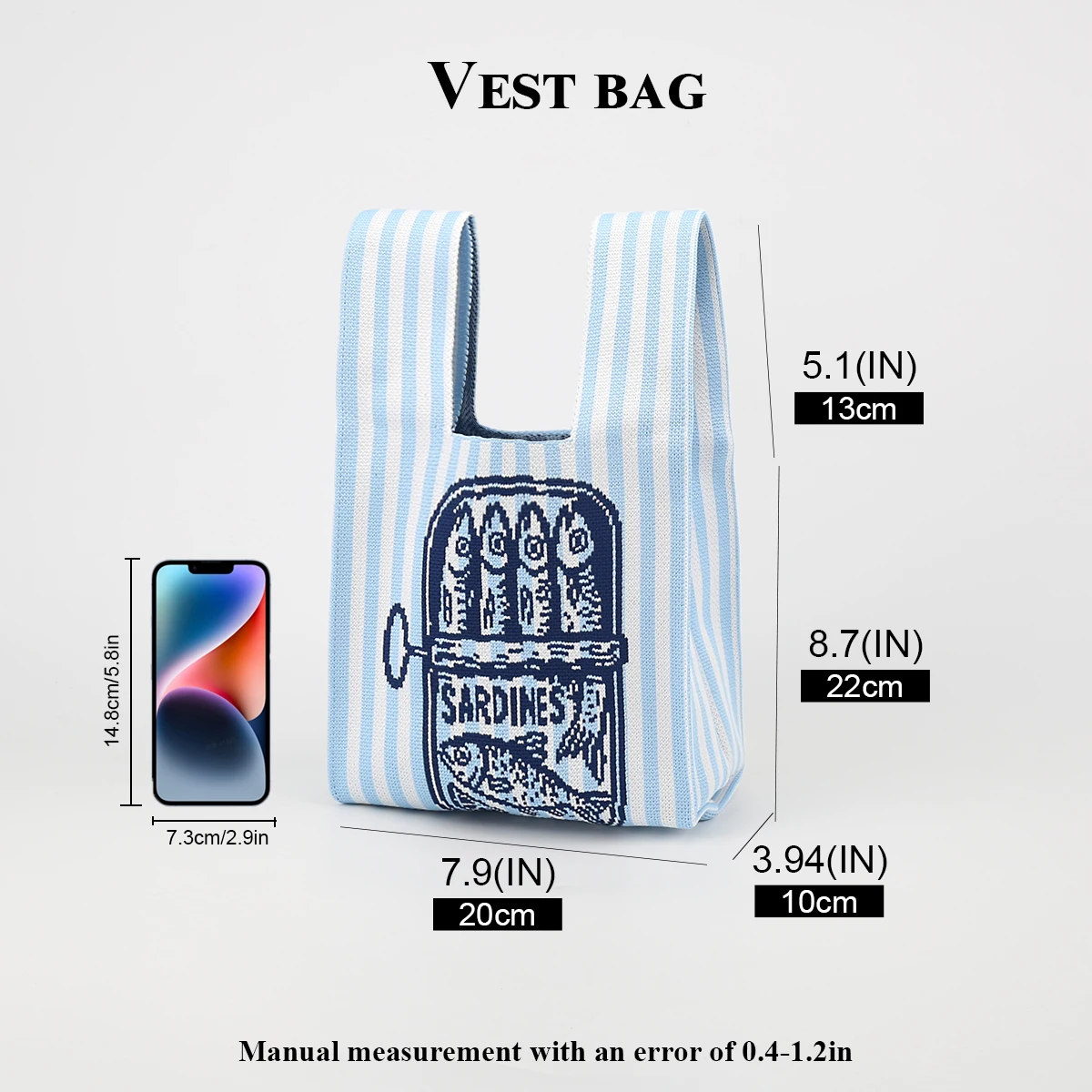 1 Piece of Breathable Knitted Handbag with a Practical Open Design for Easy Access, Wide Shoulder Strap for Easy Carrying, Large Capacity for Carrying Mobile Phones, Keys, Lipsticks, Cosmetics, and Other Items, Versatile for All Seasons, Suitable for Daily Commuting and Shopping