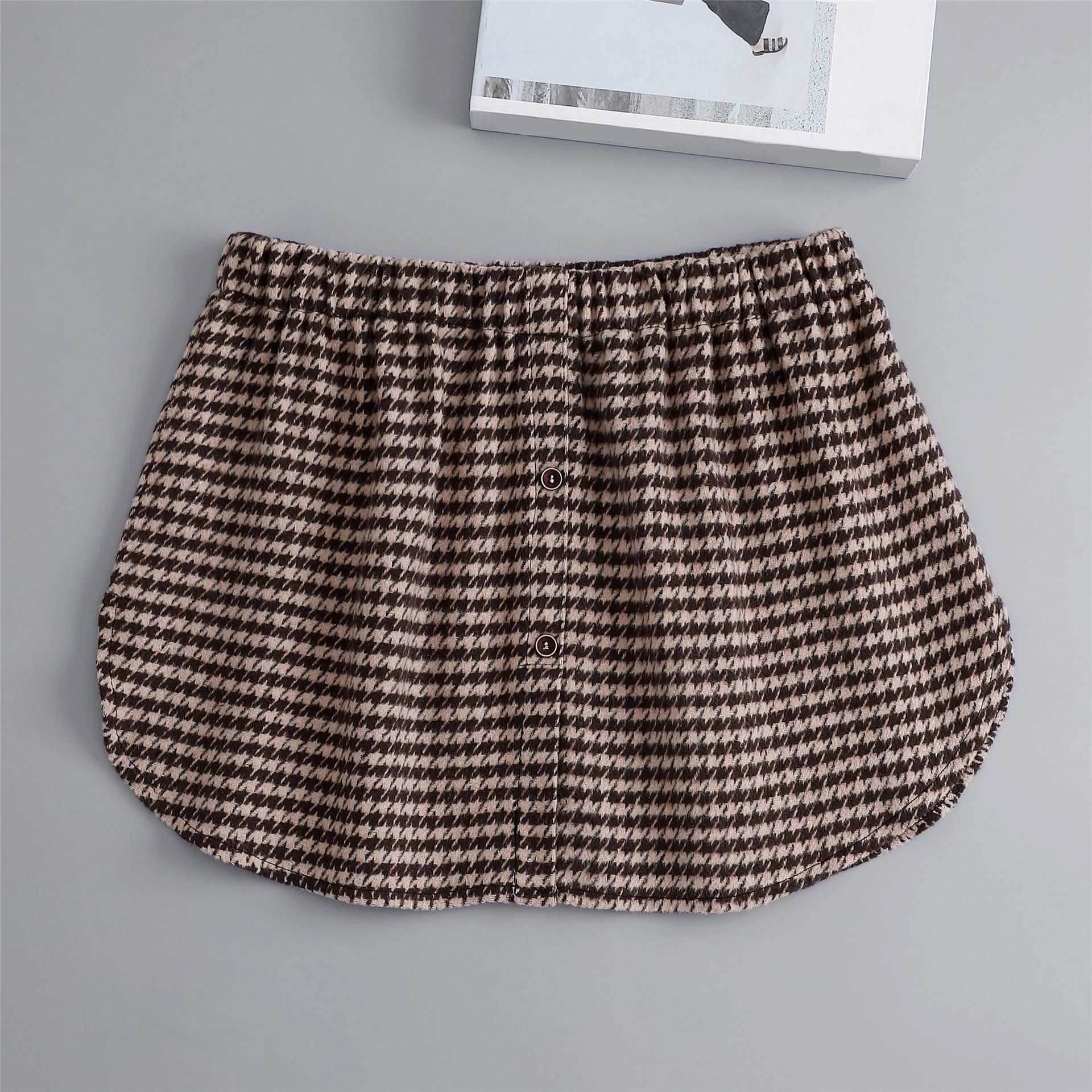 Mode Mini Röcke Hemd Extender Gefälschte Röcke für Frauen Falsche Saum Pullover Saum mit Elastische Taille Band Mini Rock Saum