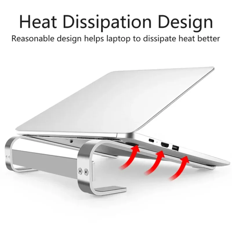 

2022 New Aluminum Alloy Laptop Stand Portable Notebook Support Holder For Macbook Pro Computer Riser Stand Cooling Bracket