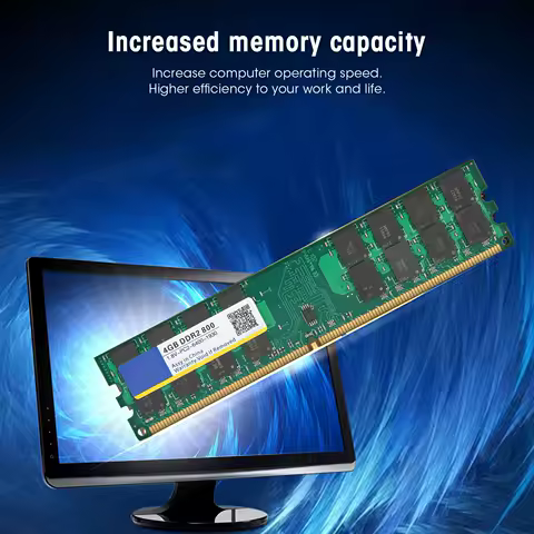 800Mhz Memory Xiede Desktop Computer Memory Bar Module DDR2 4GB 800Mhz PC2‑6400 1.8V for AMD 2nd Gen Storage PC2‑6400 Memory