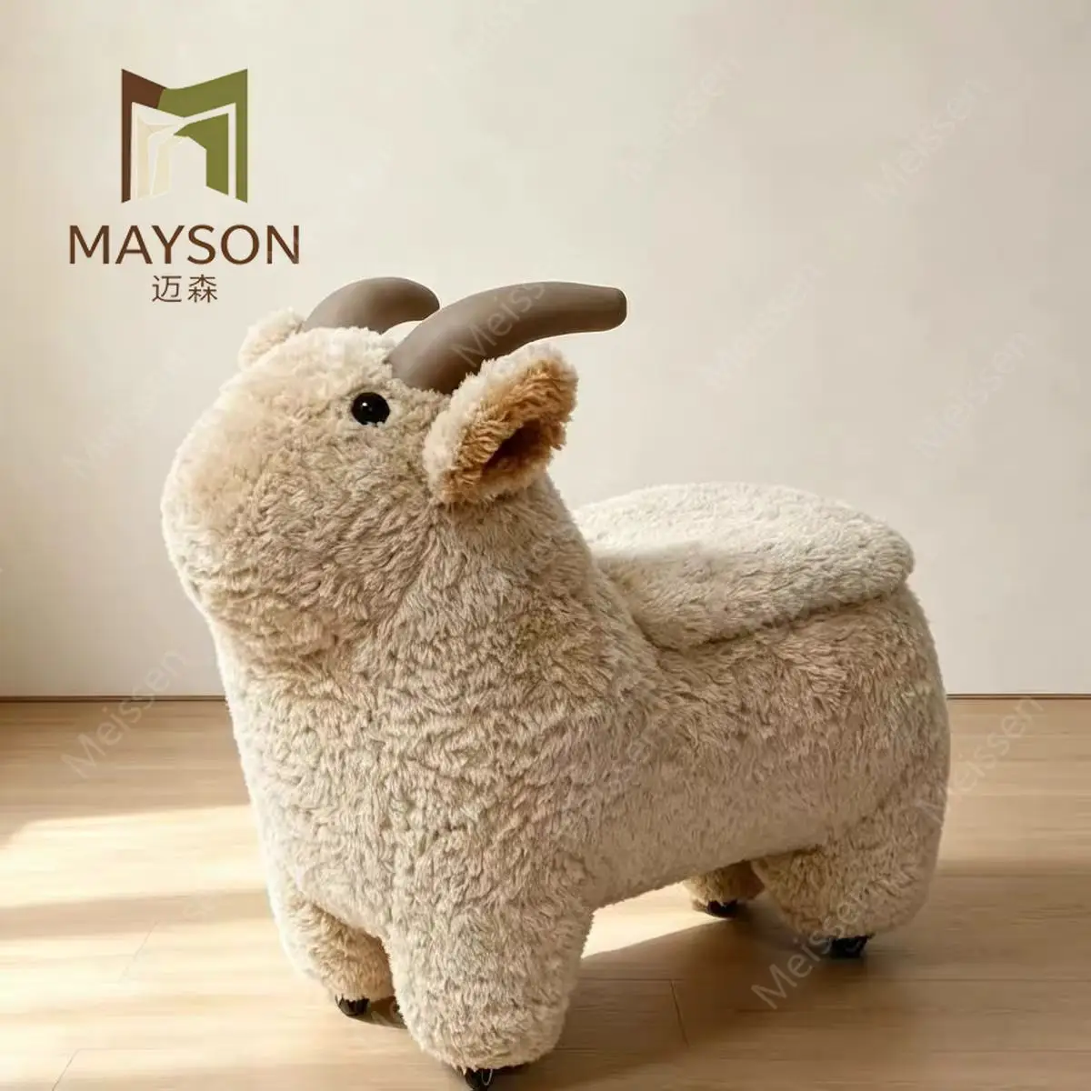 Modeling seat cute yo camel can slide animal modeling seat storage universal wheel