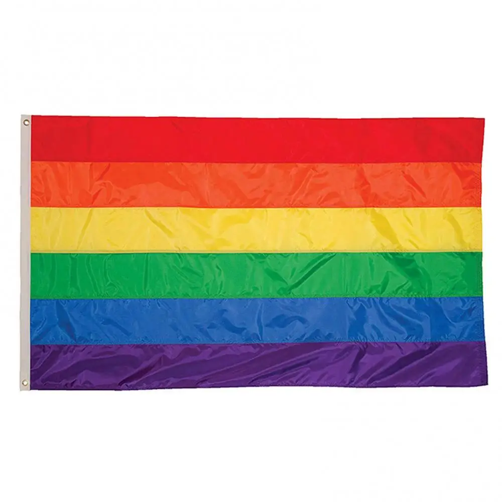 Flag Lightweight Polyester Decor 60x90cm Rainbow LGBT Peace Gay Lesbian Banner Decoration LGBT Sexual Minority Home Decor