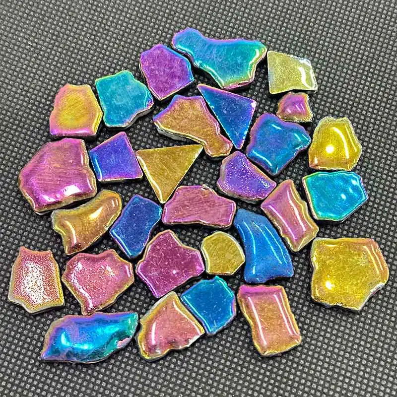 

100g Ceramic Mosaic Tiles Porcelain DIY irregular Phantom color Mosaic Tiles Craft Ceramic Making Materials hobby pieces bulk917