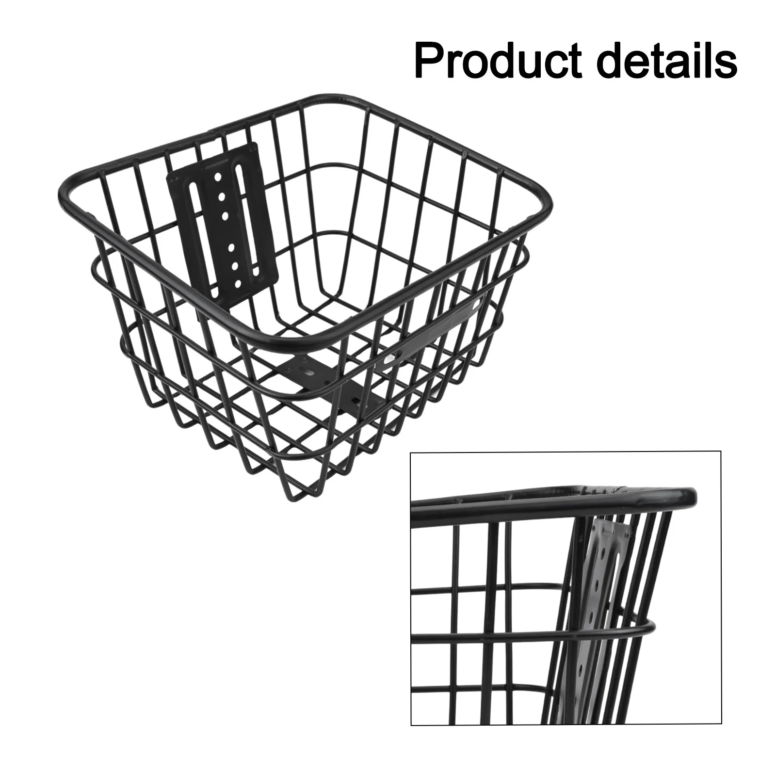 

Портативная корзина для покупок для велосипедов, корзина для железных труб, транспортировка продуктов, простая установка, корзина для скутера, часть скутера