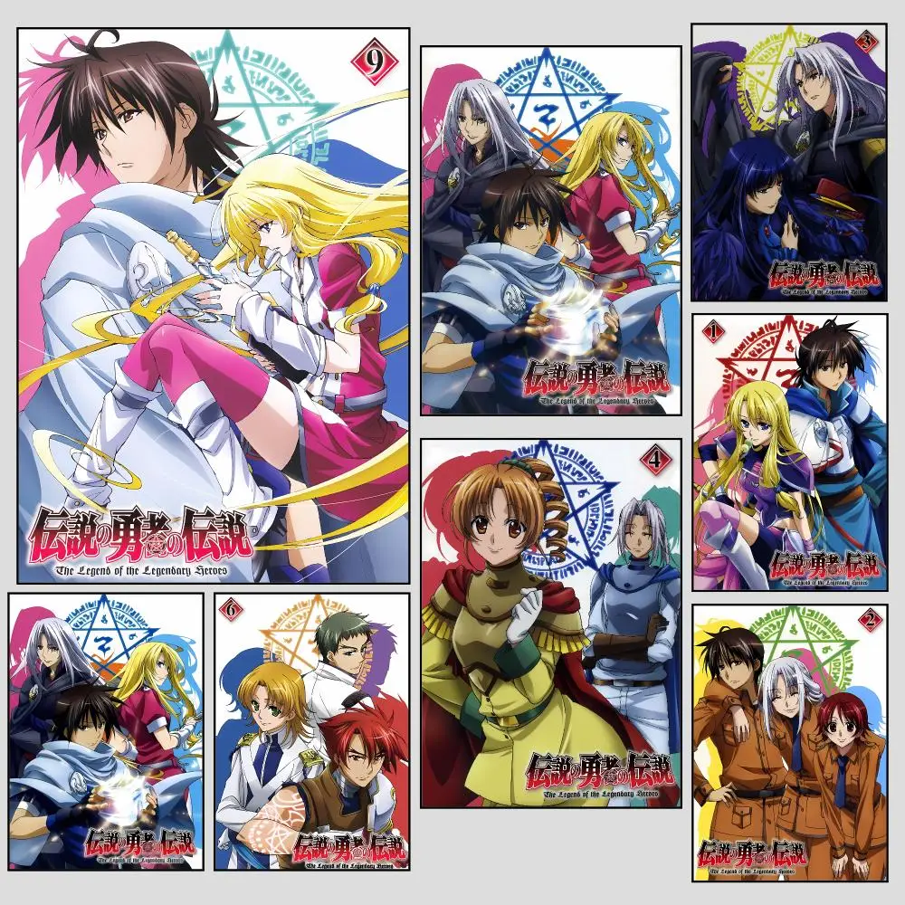 Epic Arcane Anime The Legend Of The Legendary Heroes Poster For Bedroom Living Room Home Decor Festival Gift Birthday Present