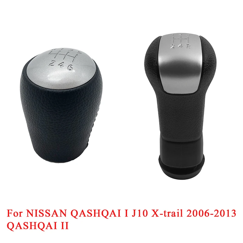 

Manual Car Gear Shift Knob Lever Shifter Knob For NISSAN QASHQAI I J10 X-trail 2006-2013 QASHQAI II Car Styling Accessories