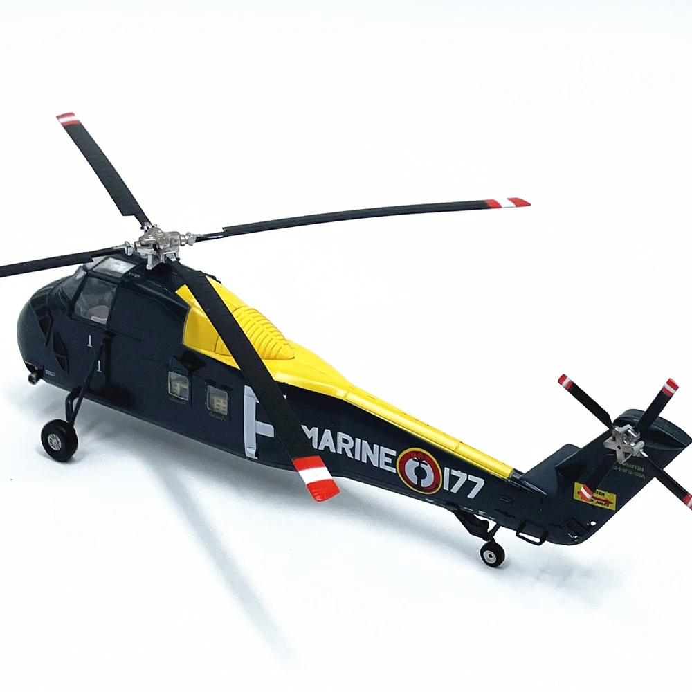 EASY MODEL 1:72 Scale French Marine Corps H-34 Model 37013 Helicopter Aircraft Model Collectible Toy Gift