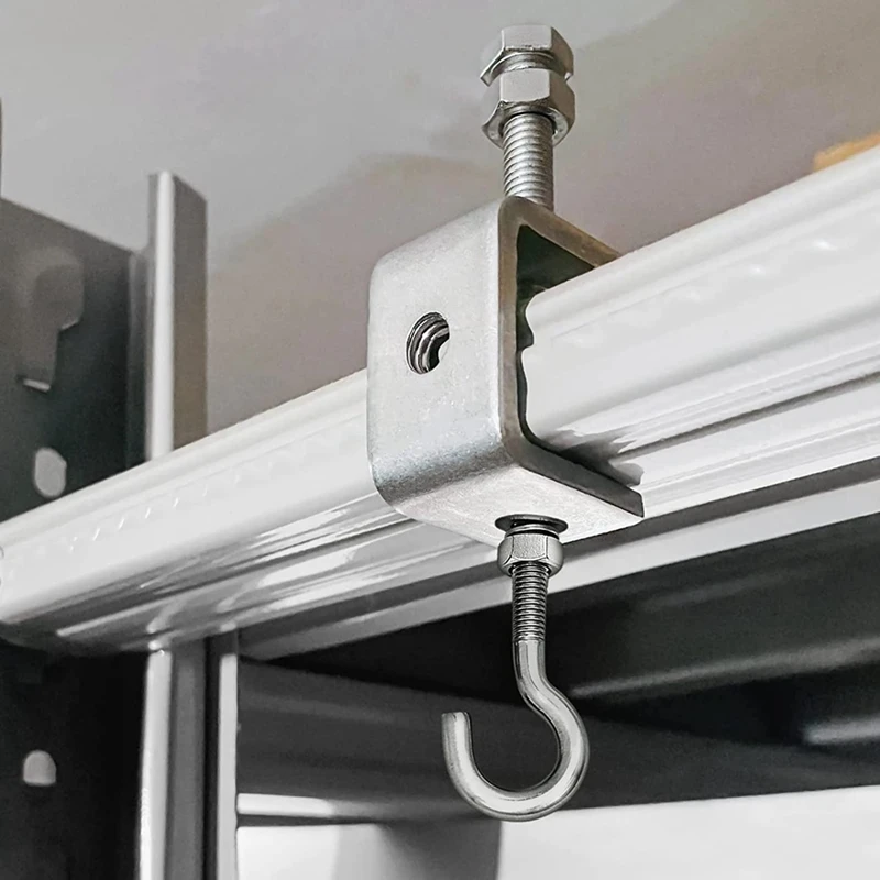Mini morsetto a C Morsetti a U in metallo resistente da 1 pollice con ampia apertura stabile della mascella per il montaggio di metalli Lavorazione del legno