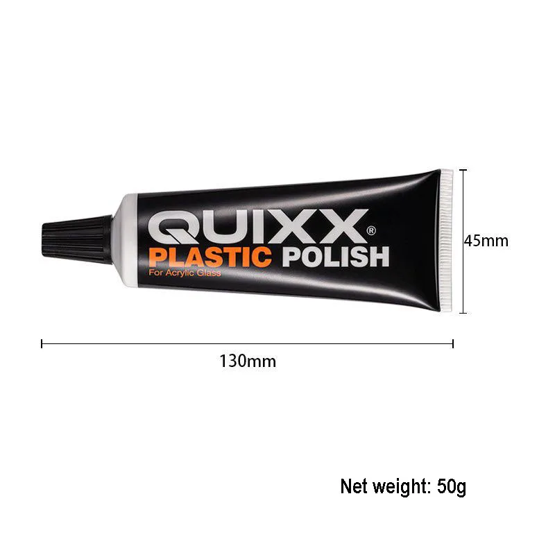 Niemcy QUIXX akrylowy zmywacz do reflektorów, tylnych świateł, deski rozdzielczej, wnętrza samochodu, motocykla, przyczepy kempingowej i łodzi