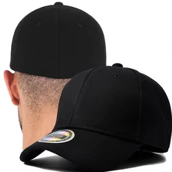 Men Back Closure Baseball Cap Hip Hop Spring Summer Sun Hats Women Snapback Solid Color  Caps