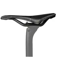 Sillín de bicicleta de montaña/carretera, 245x139mm UD, rieles de carbono desnudo, carcasa inferior de nailon, ultraligero, 135g, cómodo