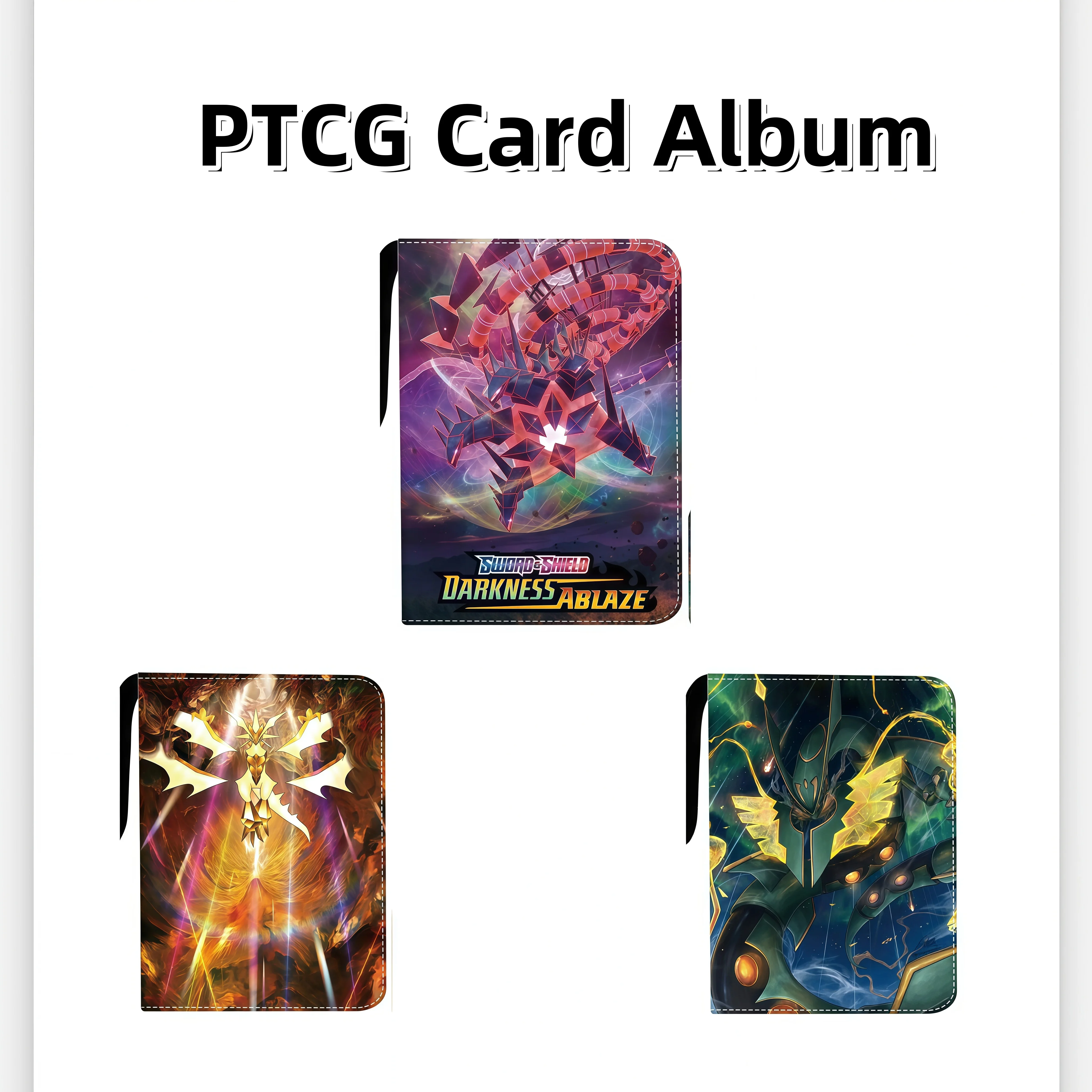 album-di-carte-ptcg-pokemon-gameboy-9-scomparti-solgaleo-eternatus-leafeon-glaceon-vaporeon-reshiram-zekrom-rayquaza-charizard
