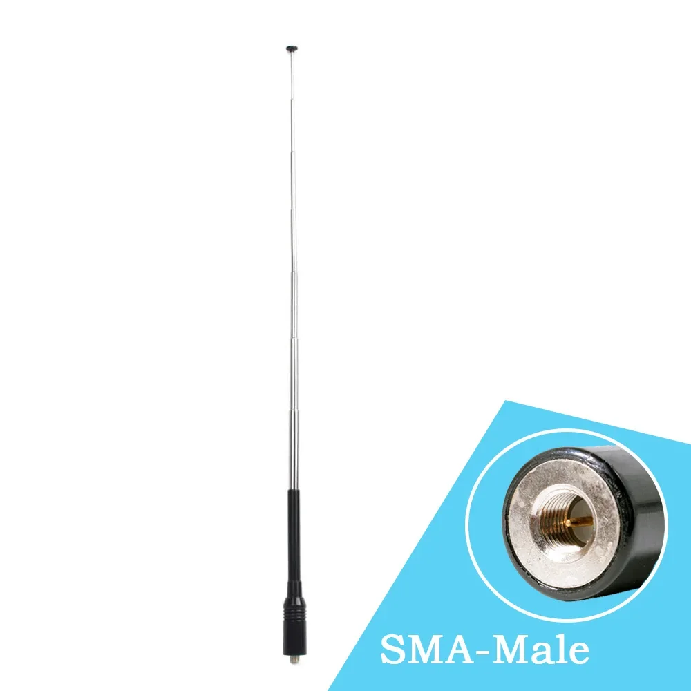 NAGOYA NA-773 SMA Mannelijke Tweeweg Raido Telescopische Antenne Voor Ja VX-160 400 300 800 Woxun LT-6100 Tonfa UV-985 Zastone ZT-2R