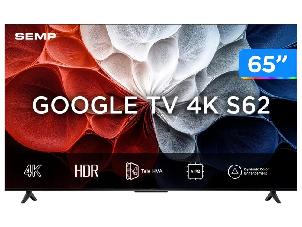 تلفزيون ذكي 65 TCL 4K UHD LED HVA Google TV 65S62 2025 #1