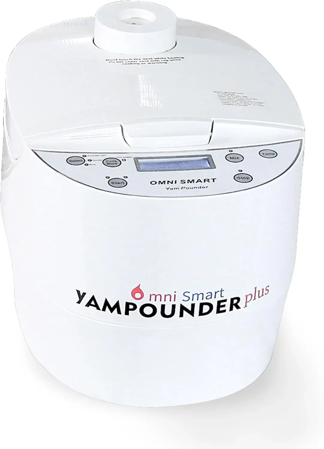 POUND YAMPOUNDER Fufu Machine, 3L 700W Electric African Food Cooker to Make Pounded Yam, Poundoo Yam, Plantians, Cocoyams, Amala