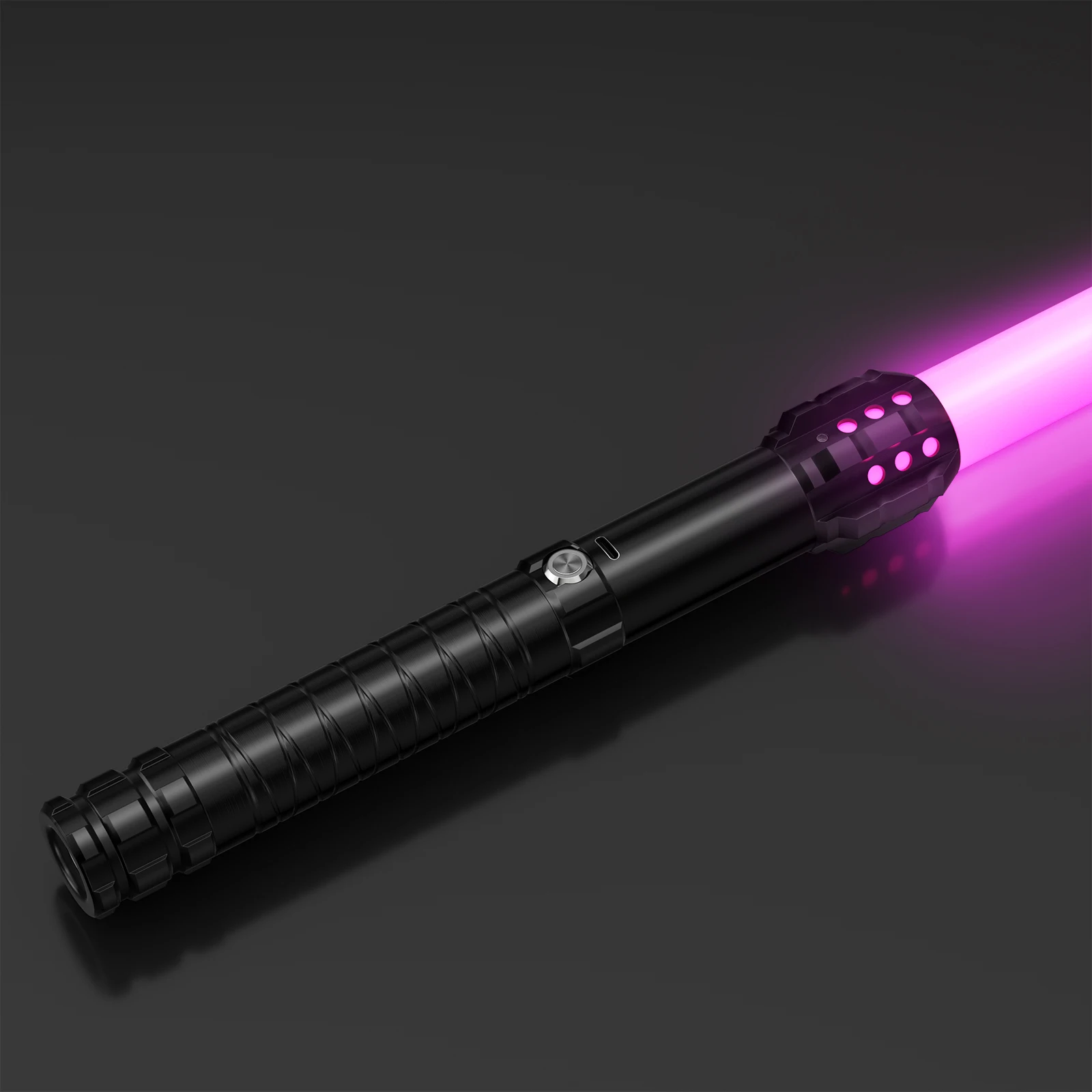 

RGB Lightsaber7 Sets Sound Effects Heavy Dueling Metal Handle Laser Sword 14 Changing Colors With Force FX Blaster FOC Lock Up