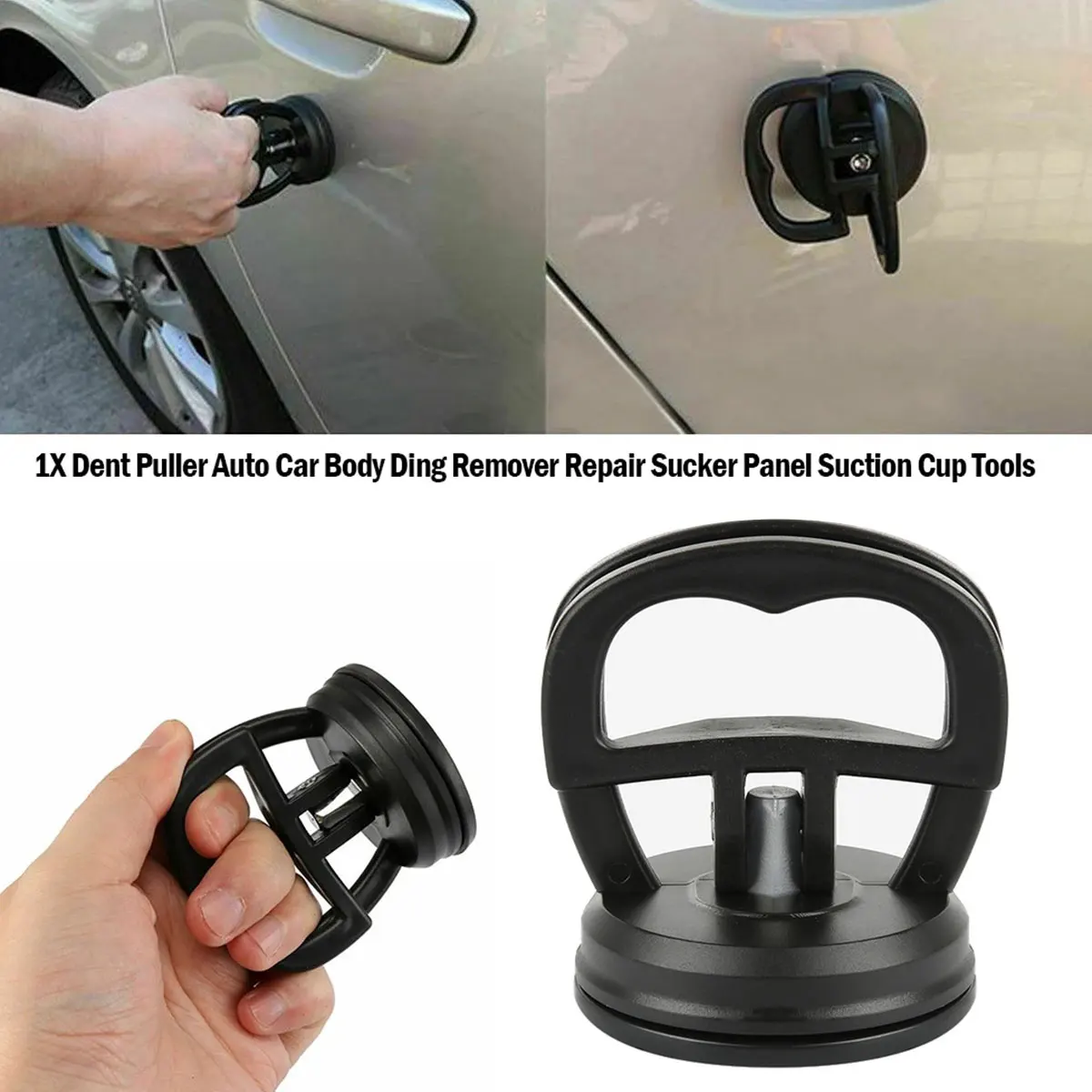 12/24Pcs Car Dent Puller Car Dent Remover Tool Reusable Mini Suction Cup Dent Puller Handle Lifter Auto Car Dent Repair Tool