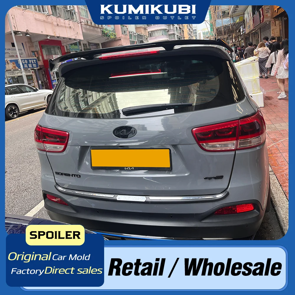 Für KIA SORENTO Spoiler 2015-2021 Hohe Qualität ABS Material Auto Hinten Flügel Sport Zubehör Körper Kit