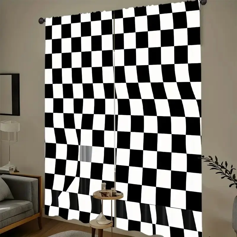 ستائر مطبوعة بنمط برتقالي حديث، ستائر كيس عمود 42*84، غرفة النوم وغرفة المعيشة، ديكور المنزل، ديكور الغرفة #1