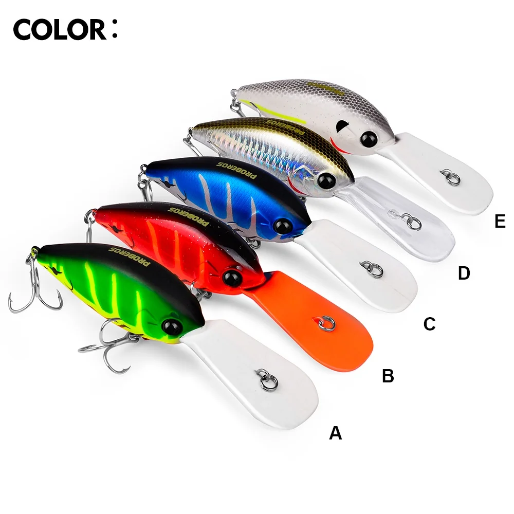 1PC Crankbaits 12.5cm-24.5g Noisy Fishing Lures Topwater Hard Baits With Anti-corrosion Hooks Floating Swimbaits Tackle