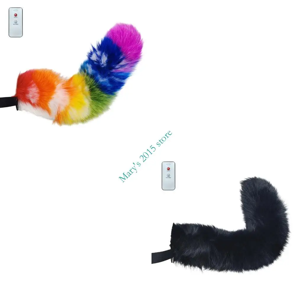 

Электрический волк, лиса, кошачий хвост, дистанционное управление, виляющий хвостом, Хэллоуин, Рождество, нарядное платье, для и