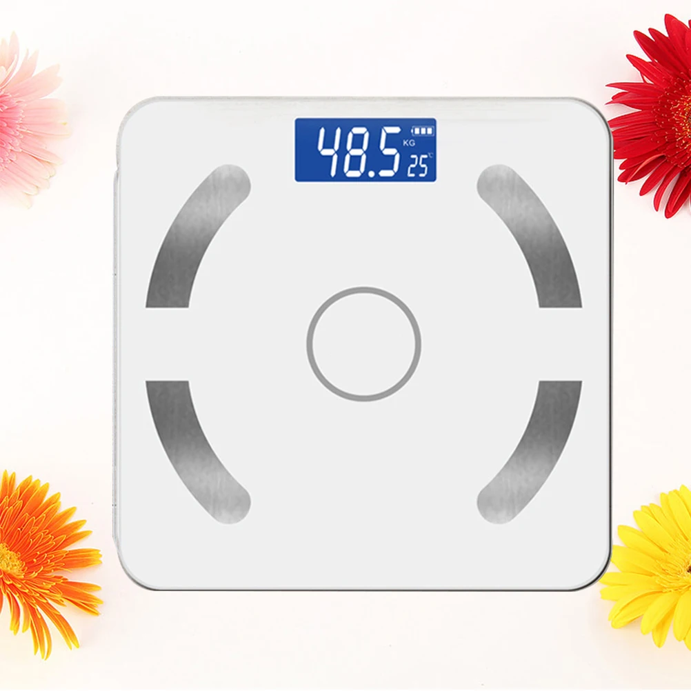 

Умные цифровые весы, электронные весы, ЖК-дисплей, приложение для измерения веса и здоровья, подключенное питание, автоматическое включение и выключение