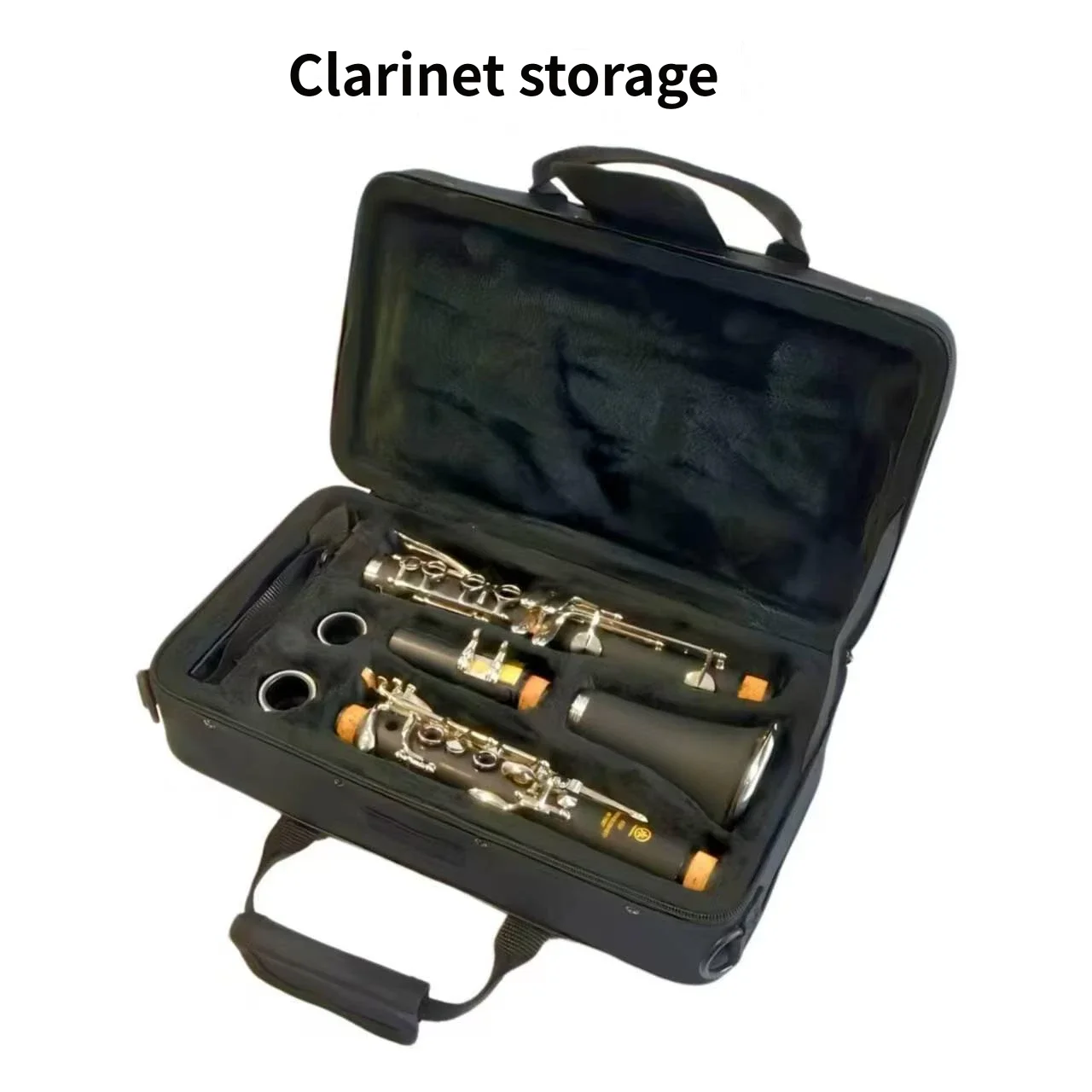 New Waterproof Clarinet Case Portable Shoulder & Hand Carry Universal Bb Clarinet Thickened Hard Instrument Bag