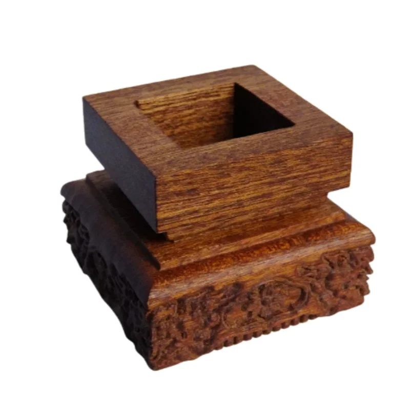 Longhu Mountain Taoist Supplies Tianpeng Ruler - Heavenly Gang Ritual Implement, Peach Wood Base Ornament