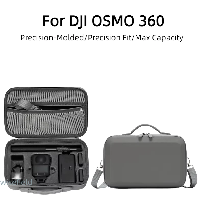

PU Carry Case For DJI OSMO 360 Camera Organizer Storage Bag Dustproof & Dirtproof Camera Accessories