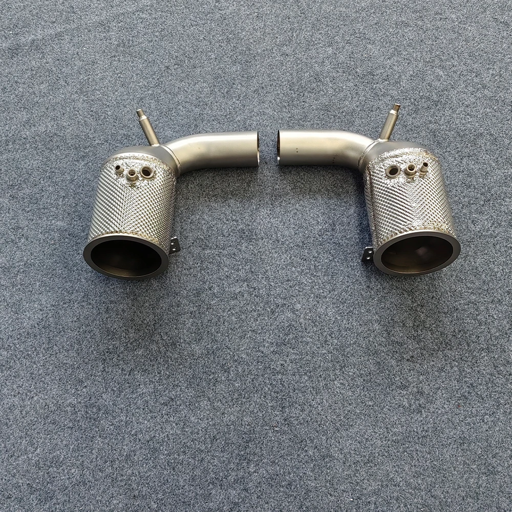 Factory Exhaust Header Downpipe for 911 992 3.0T 2019-2024 Stainless Steel Racing Free Flow Downpipe