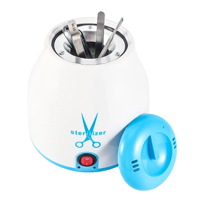 

High Temperature Sterilizing Box Nail Barber Tools Kits Disinfecting 100W Sterilizing Machine Blue Sterilizer