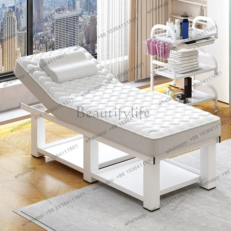 Factory Direct Sales Nordic Adjustable Massage Tables Liftable Designer Beauty Salon Massage Tables Foot Bath Comfortable Furnit