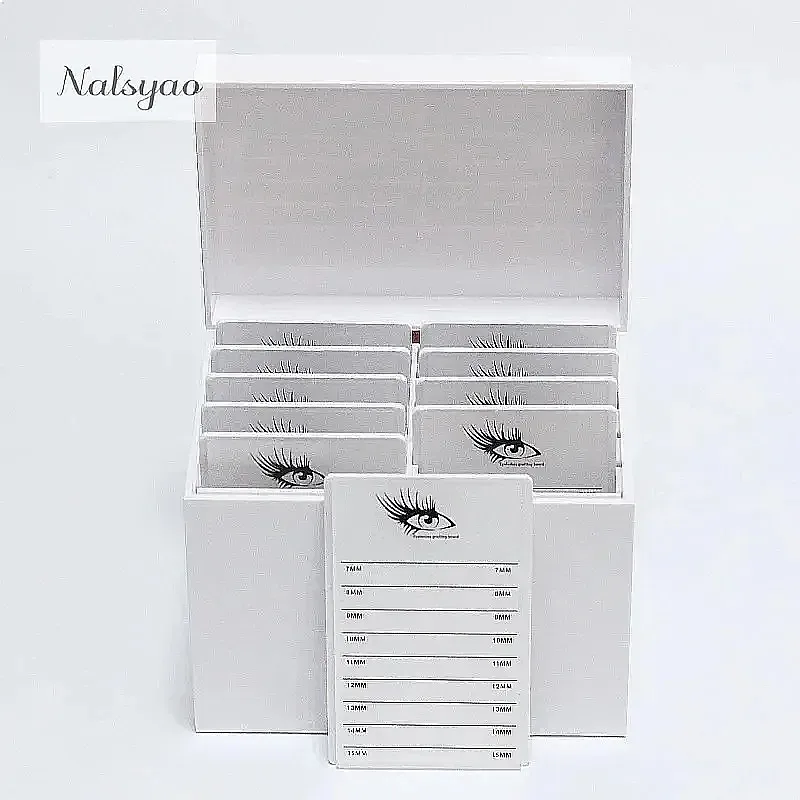 Beauty Salon 10 Layers Acrylic Eyelash Extensions Storage Box Lash Tile Palette Organizer Case