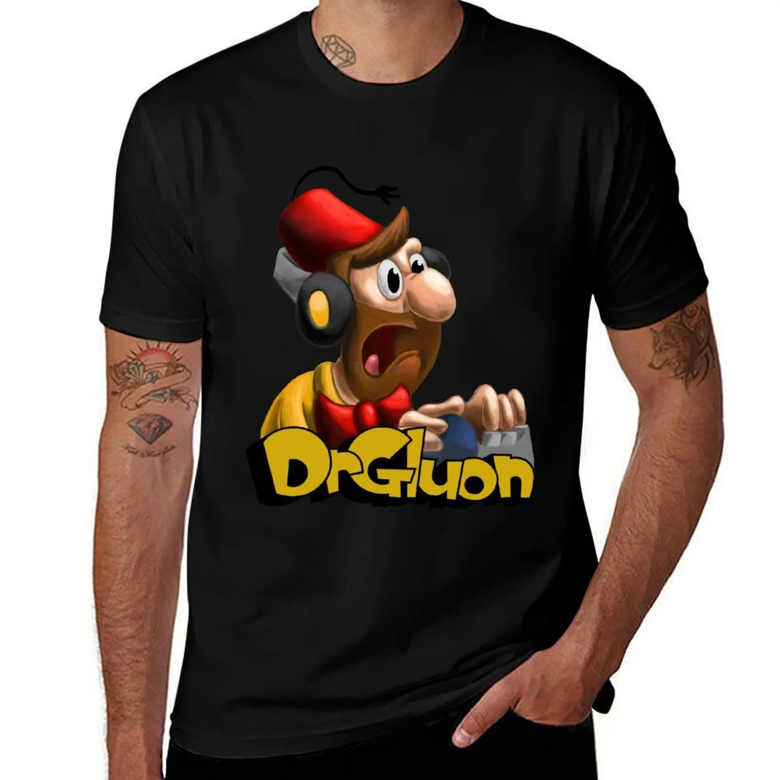 

Fez DrGluon T-Shirt man t shirt quick-drying plus sizes men clothings
